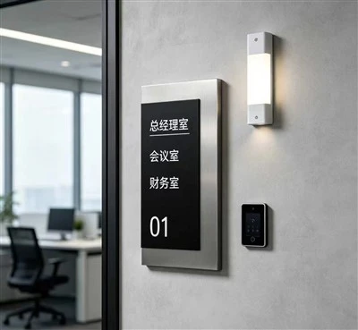 상업용 문 표지판